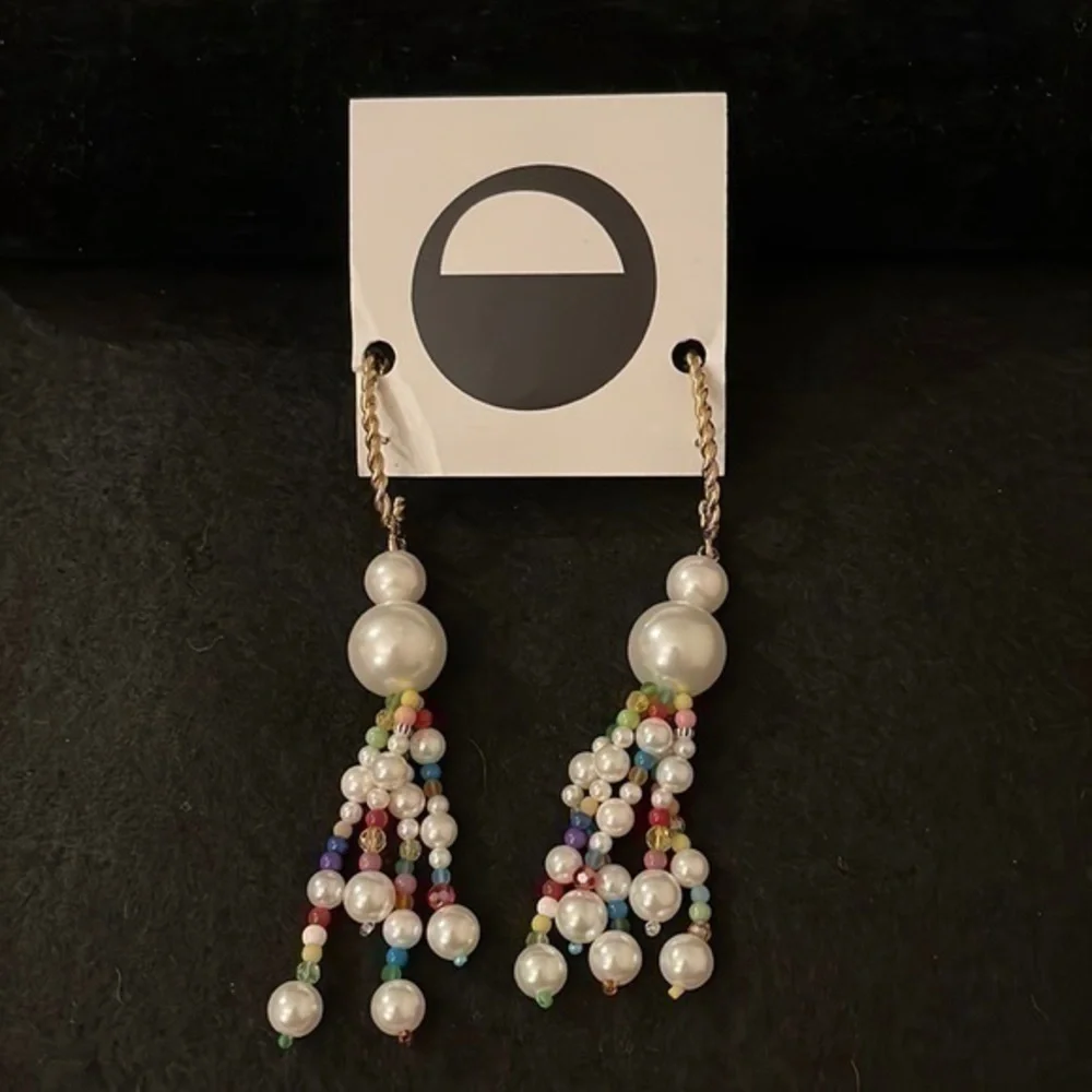 Anthropologie Luiny Dangling Pearl Earrings. NWT - Picture 1 of 3